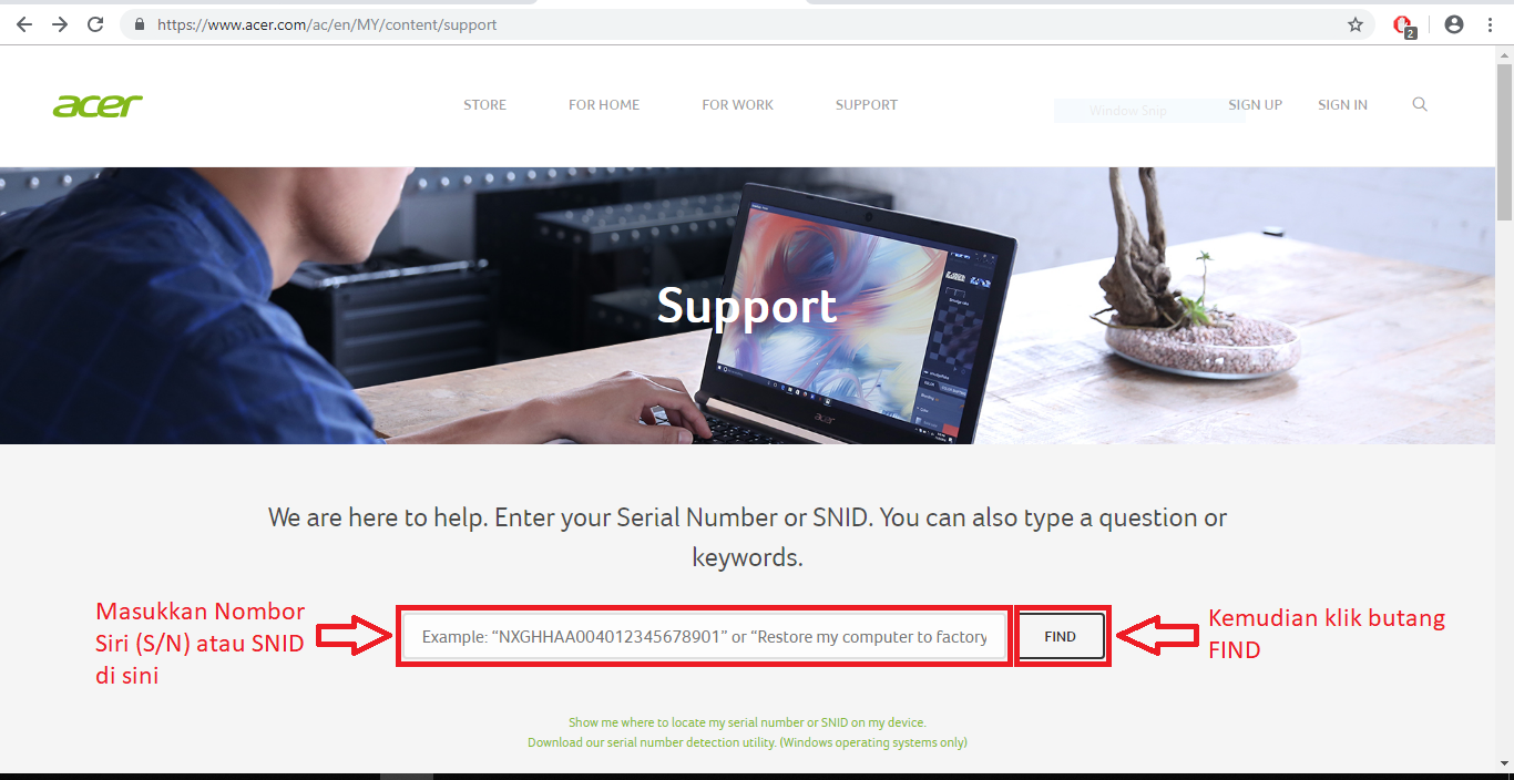 acer support